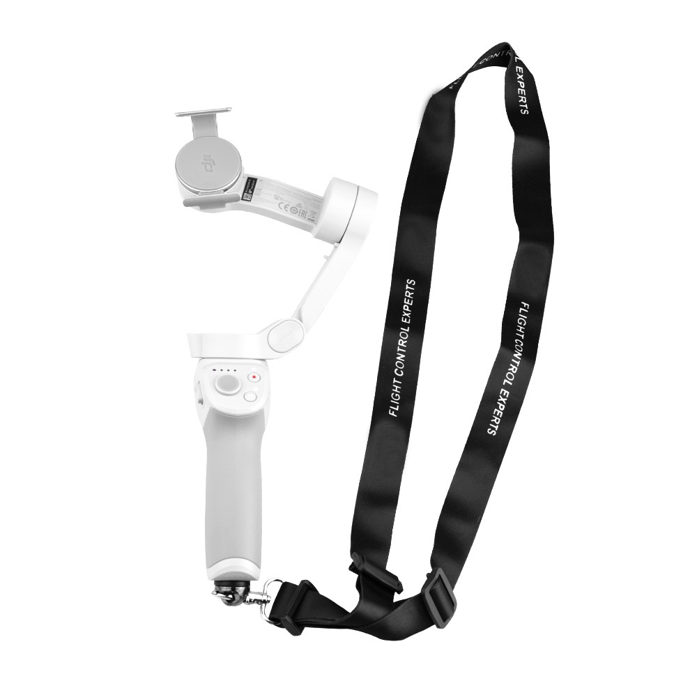ZZCP5031/ZZCP5032 Handheld Gimbal Camera Safety Lanyard with Metal buckle Holder for Zhiyun Smooth 4 / Feiyu Vemble / DJI OM 4 - Black-2