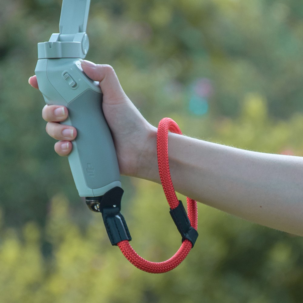 HSP6501 Handheld PTZ Safety Lanyard Handy Strap for DJI OM 4 - Red-7