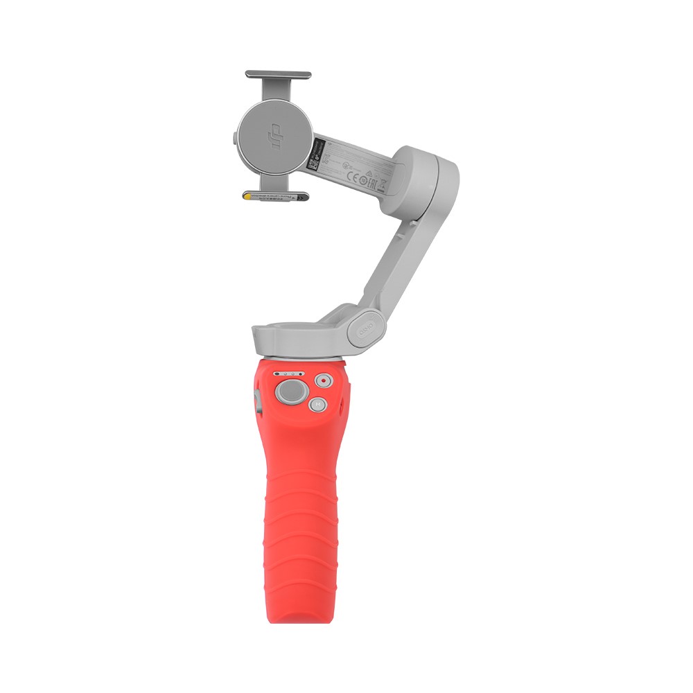 HSP6899 Silicone Handle Anti-scratch Cover Durable Case Sleeve Protector Gimbal Protective Accessories for DJI OM 4/Osmo Mobile 3 - Red-4