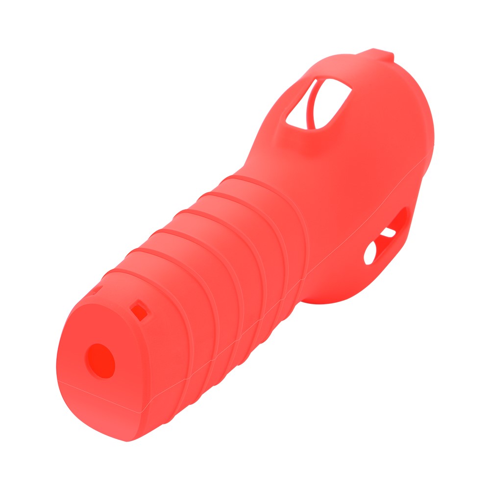 HSP6899 Silicone Handle Anti-scratch Cover Durable Case Sleeve Protector Gimbal Protective Accessories for DJI OM 4/Osmo Mobile 3 - Red-9