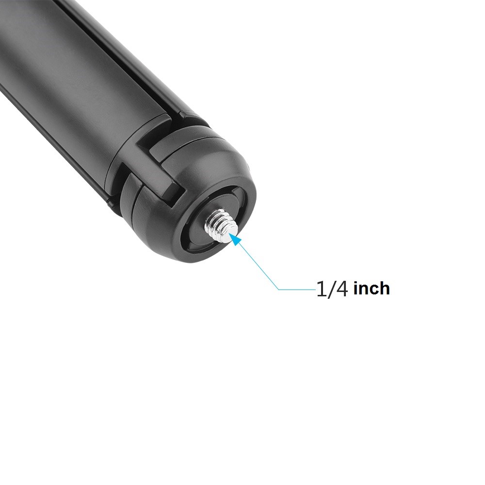 HSP6205 Mini Aluminum Tripod Non-slip Silicone Pad Stand Mount for DJI OM 4/Osmo Mobile 3 /Osmo Mobile 2-4