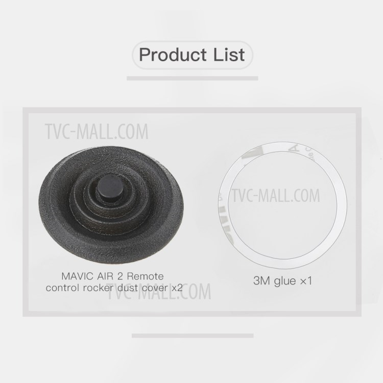 RCGEEK Remote Controller Thumb rocker Dust-proof Silicone Protective Cover for DJI Mavic Air 2-6