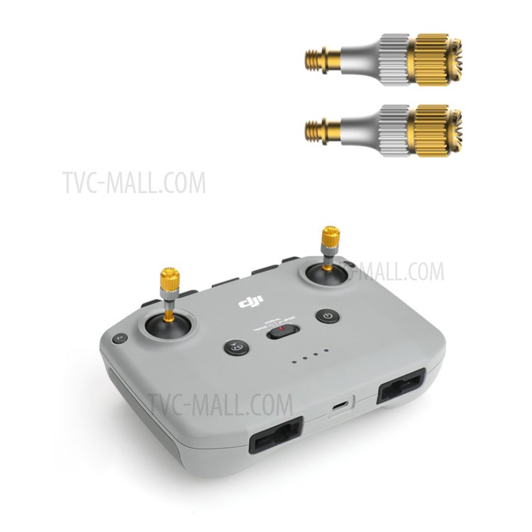 RCGEEK 2Pcs Metal Remote Control Joysticks Stick Thumb Rocker for DJI Mavic Air 2-1