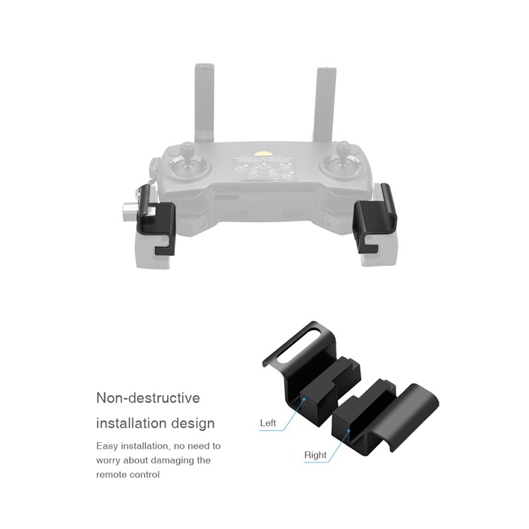 Remote Control Mount Extended Clip Easy Install Bracket Stable Phone Holder for DJI Mavic 2 / Mini / Pro / Air / Spark-10