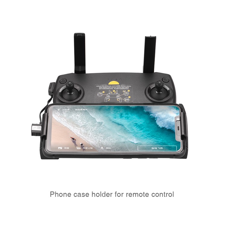 Remote Control Mount Extended Clip Easy Install Bracket Stable Phone Holder for DJI Mavic 2 / Mini / Pro / Air / Spark-5