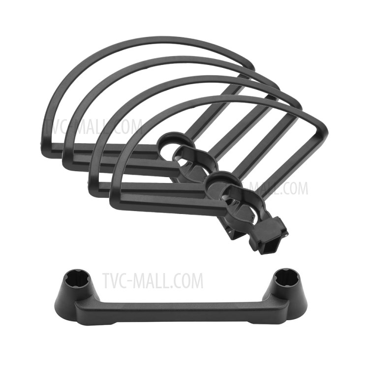 Propeller Guard + Remote Control Rocker Protector for Mavic Mini Drone - Black-1