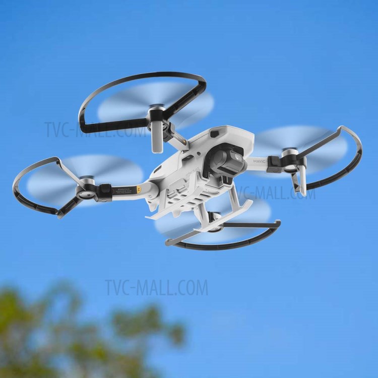 Propeller Guard + Remote Control Rocker Protector for Mavic Mini Drone - Black-2