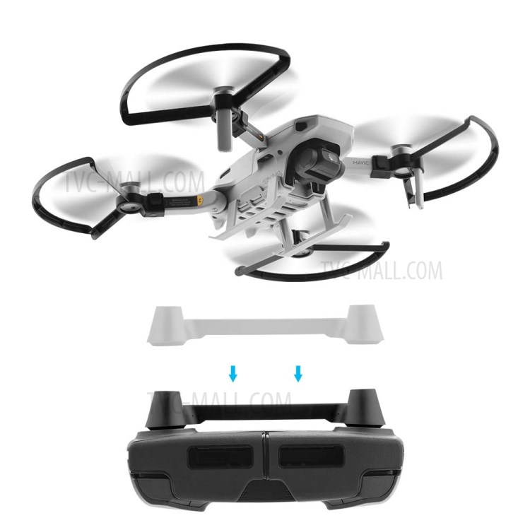Propeller Guard + Remote Control Rocker Protector for Mavic Mini Drone - Black-5