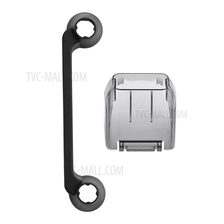 Lens Protective Cap + Remote Control Rocker Protector for DJI Mavic Mini Drone - Black-1