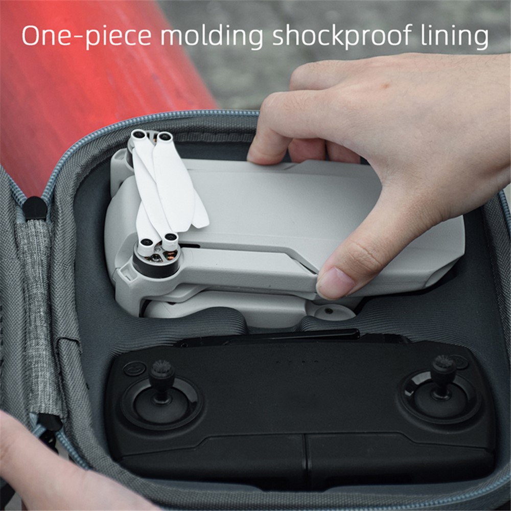 HSP7296 2-in-1 Portable Hard Shell Carrying Case Storage Bag for DJI Mavic Mini Drone-5
