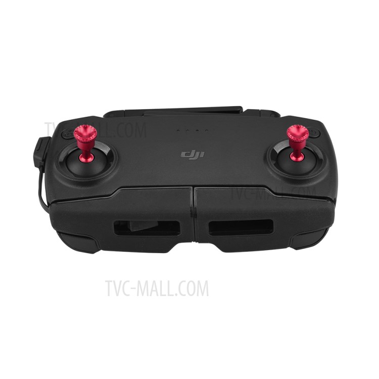 For DJI Mavic 2/Air Remote Controller Handle Thumb Rocker Metal Joysticks Detachable Protector (max2263) - Red-5