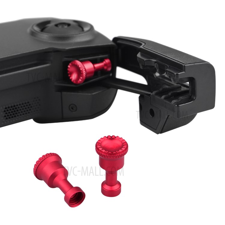 For DJI Mavic 2/Air Remote Controller Handle Thumb Rocker Metal Joysticks Detachable Protector (max2263) - Red-6