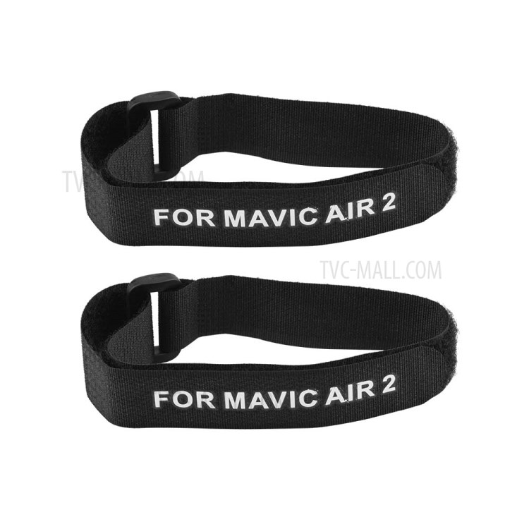 2Pcs/Set Propeller Blade Tape Straps Holder+Low-Noise Propellers for DJI Mavic Air 2 Motor Fixed Belt Hook Loop Cable Cord Ties Drone accessory-3