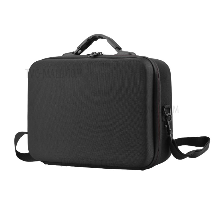 Storage Bag for DJI Mavic Air 2 Carrying Case Nylon Shoulder Bag - Black/Red-5