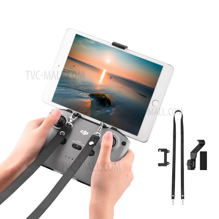 Remote Controller Double Hook Bracket with Strap & Silicone Protective Sleeve for Mavic Air 2-2
