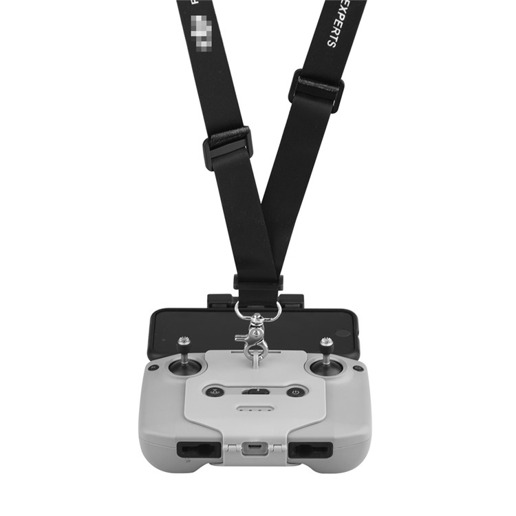 Remote Control Hook Holder with Strap Adjustable Lanyard for DJI Mavic Air 2 - Black-6