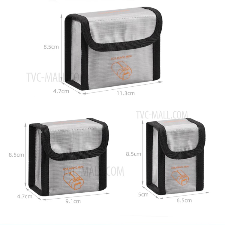 Lithium Battery Explosion-Proof Safety Storage Bag for DJI Mavic Mini Drone, Size: 8.5 x 11.3 x 4.7cm-6