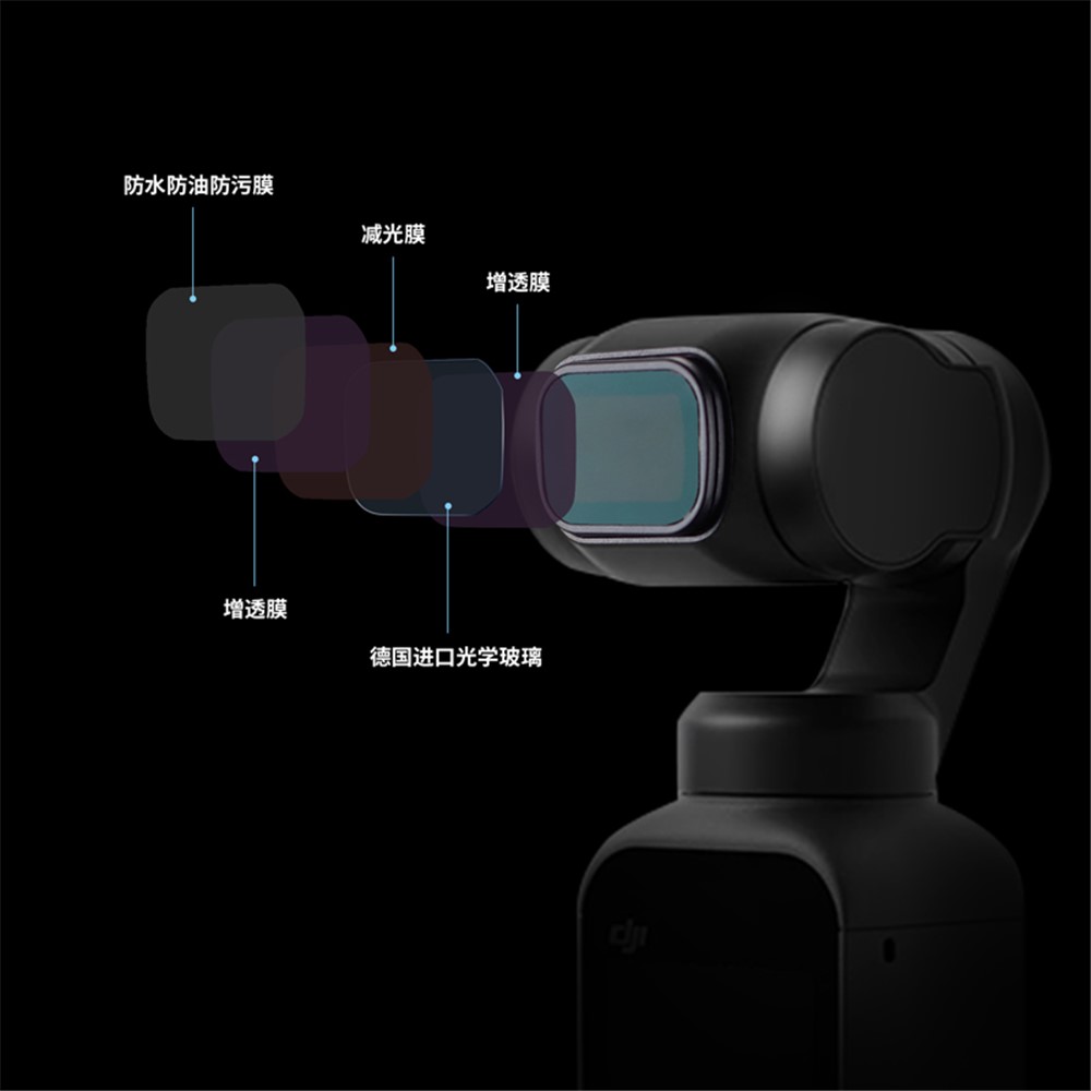 STARTRC Professional Camera Lens Filter for DJI Pocket 2 Handheld Gimbal, ND16-8