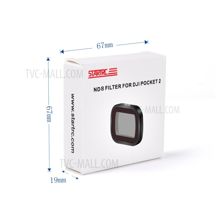 STARTRC Professional Camera Lens Filter for DJI Pocket 2 Handheld Gimbal, ND8-9
