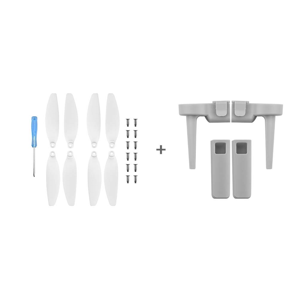 2-Piece Set White Propeller Landing Gear Stand for DJI Mavic Mini/Mini 2-5