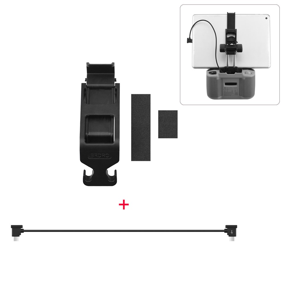 30cm Type-C to Type-C Data Cable Wire Cord + Tablet Holder for DJI Mavic Air 2 / Mavic Mini 2 Drone-1
