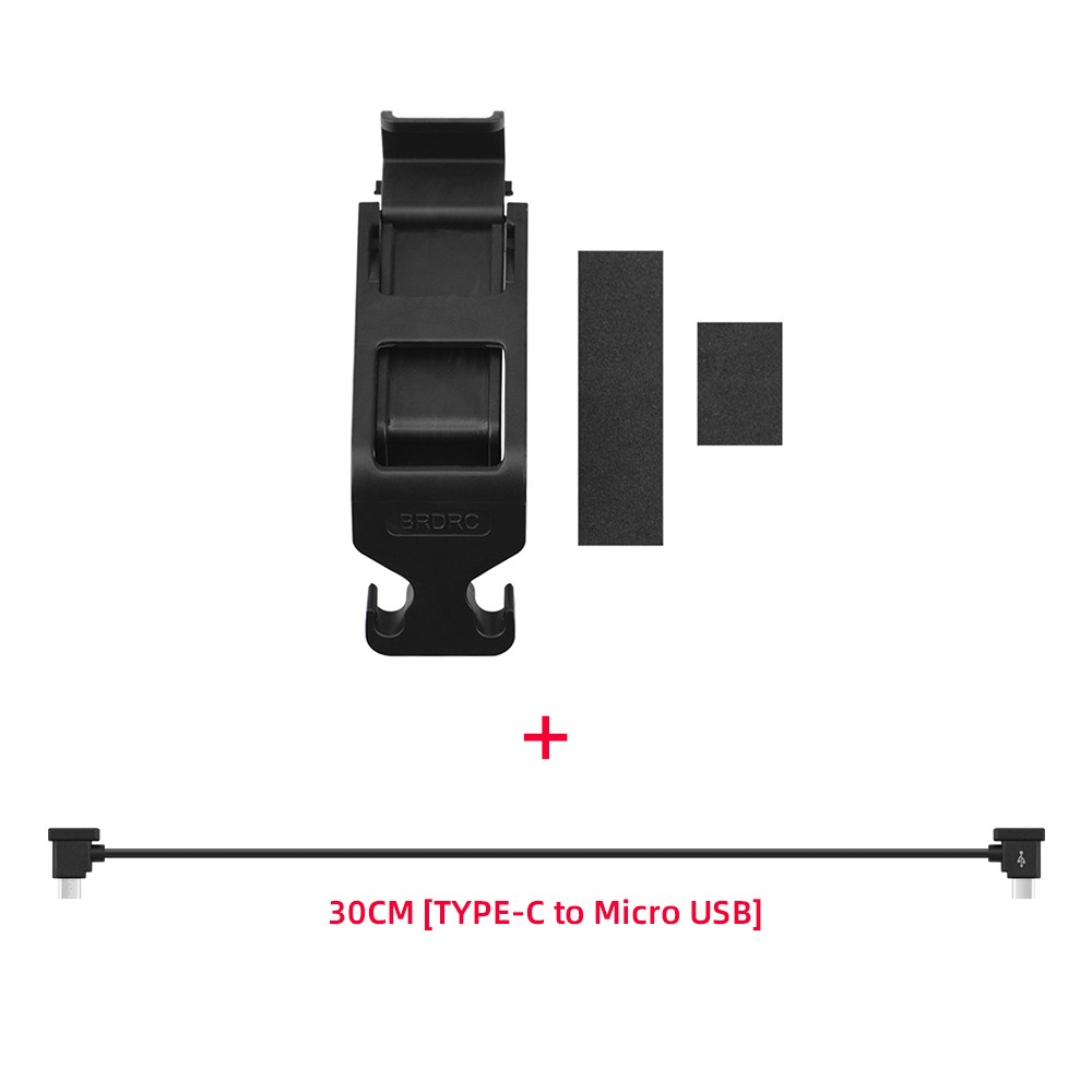 30cm Type-C to Micro USB Data Wire Cord Cable + Tablet Bracket for DJI Mavic Air 2 / Mavic Mini 2 Drone Remote Control-5