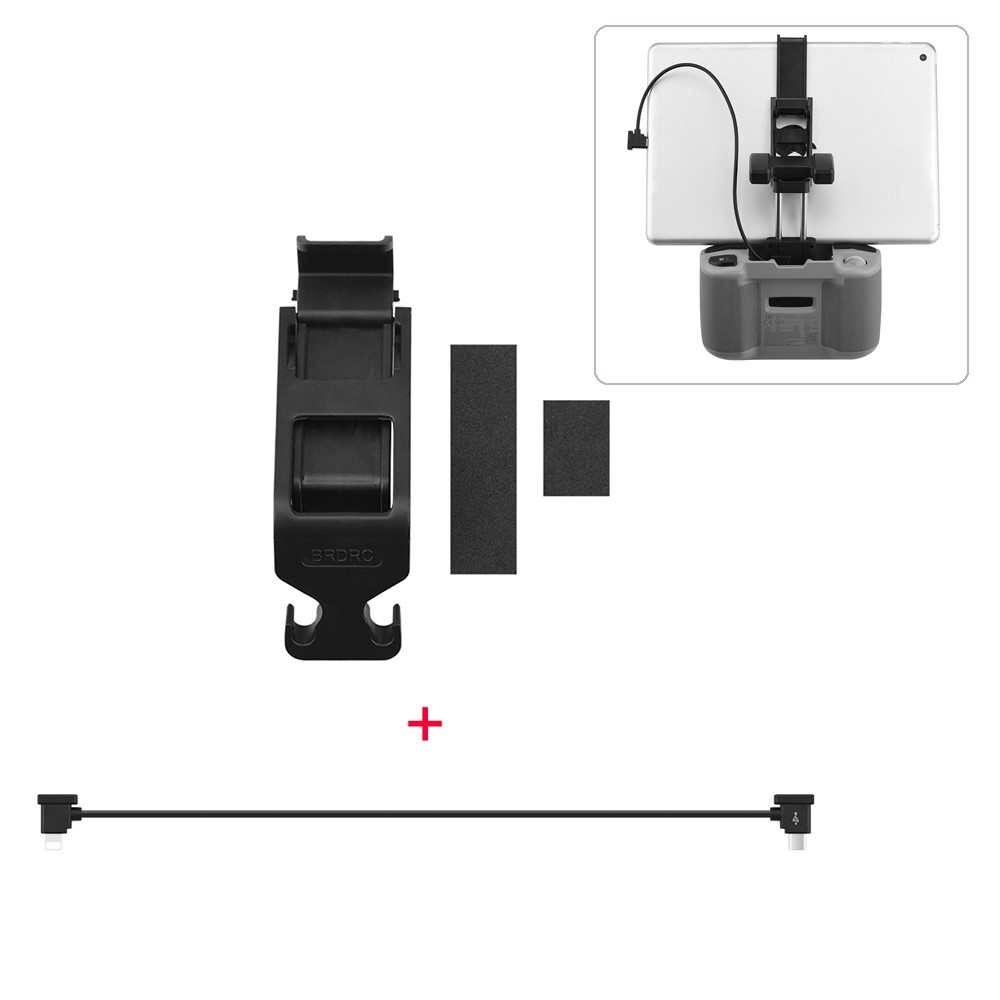 30cm Data Line Wire Type-C to 8Pin Cord Cable + Tablet Mount Holder for DJI Mavic Air 2 / Mavic Mini 2 Drone-1