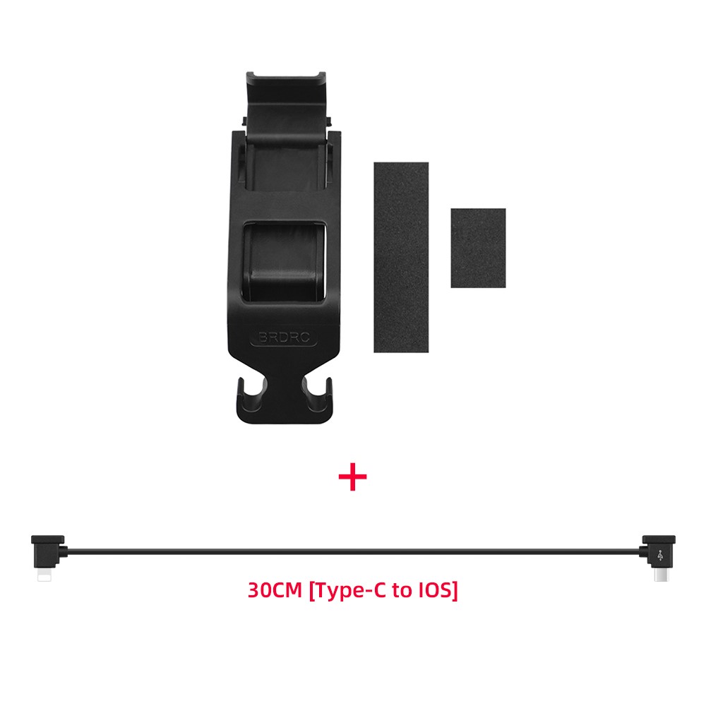 30cm Data Line Wire Type-C to 8Pin Cord Cable + Tablet Mount Holder for DJI Mavic Air 2 / Mavic Mini 2 Drone-5