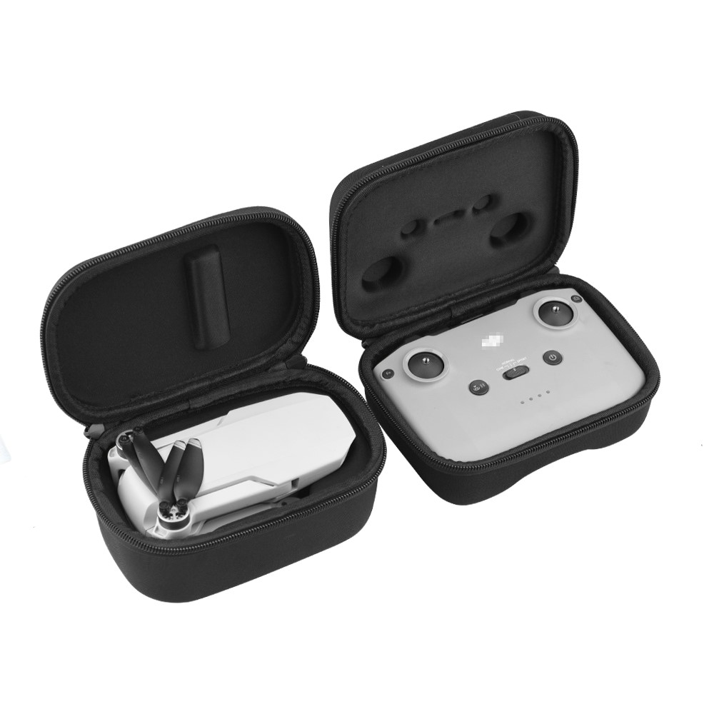 2Pcs/Set Portable Drone + Remote Control Nylon Storage Bag Wear-resistant Mini Carrying Case for DJI Mavic Mini 2-2