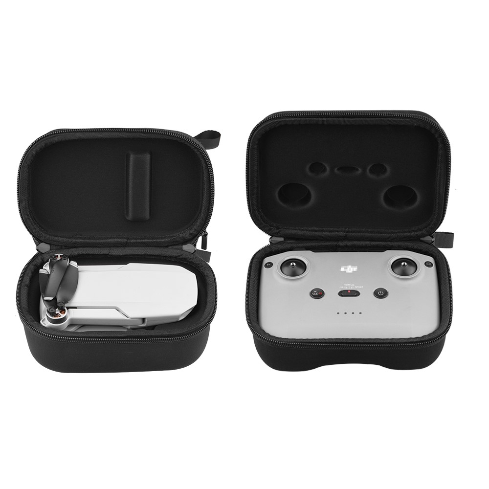 2Pcs/Set Portable Drone + Remote Control Nylon Storage Bag Wear-resistant Mini Carrying Case for DJI Mavic Mini 2-5