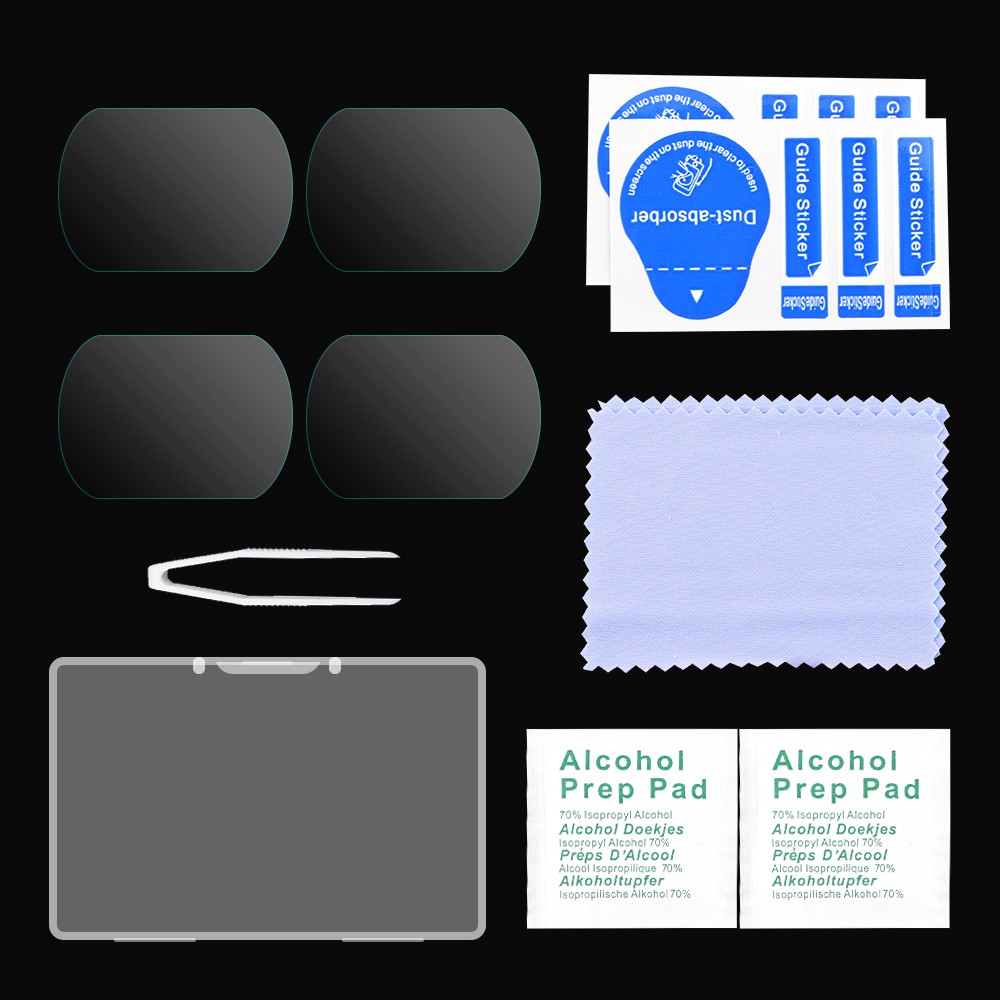 2 Pairs EWB8446_2 Tempered Glass Screen Protector Lens for DJI FPV Combo Glasses Accessories-8
