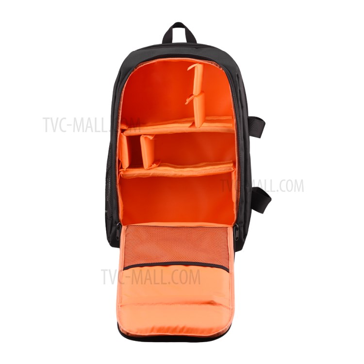EWB8447 Nylon Backpack Protective Shoulder Bag for DJI FPV Combo Drone Remote Controller Accessories - Orange-11