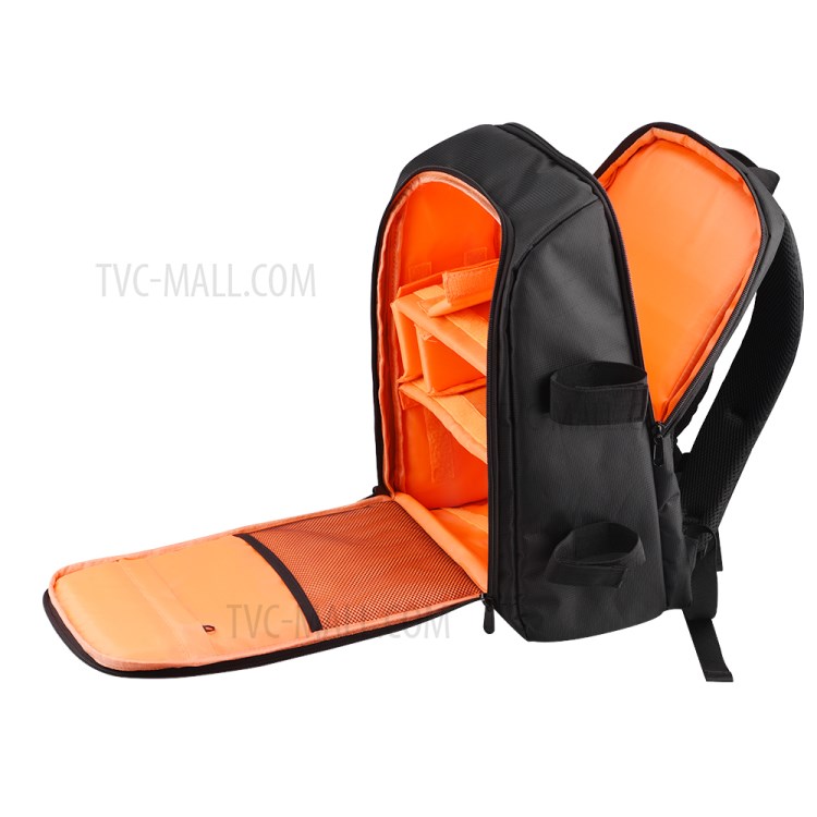 EWB8447 Nylon Backpack Protective Shoulder Bag for DJI FPV Combo Drone Remote Controller Accessories - Orange-9