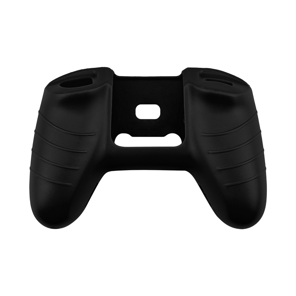 EWB8494_2+max2473 Soft Silicone Sleeve Anti-scratch Protective Cover with Lanyard for DJI FPV Combo Remote Controller - Black+Black-7