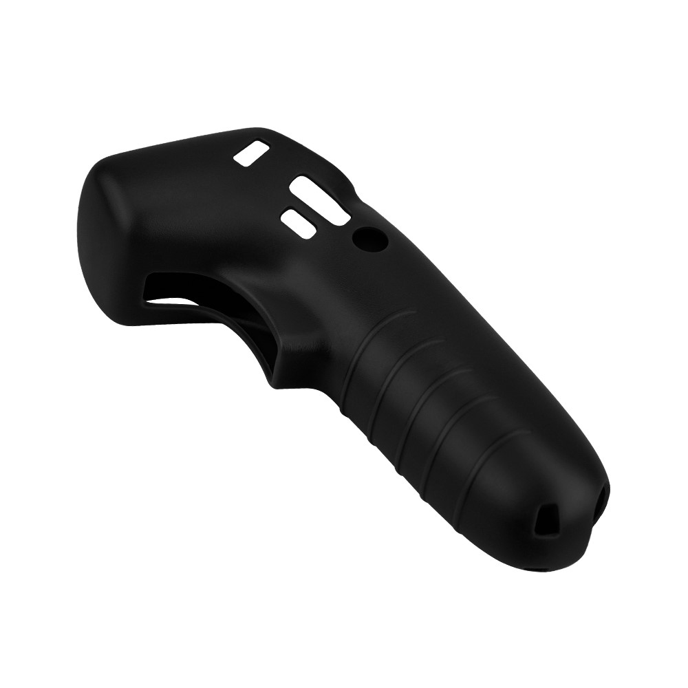 EWB8493_1+FL7395 Anti-scratch Silicone Sleeve Protective Cover with Lanyard for DJI FPV Combo Motion Controller - Black+Black-2