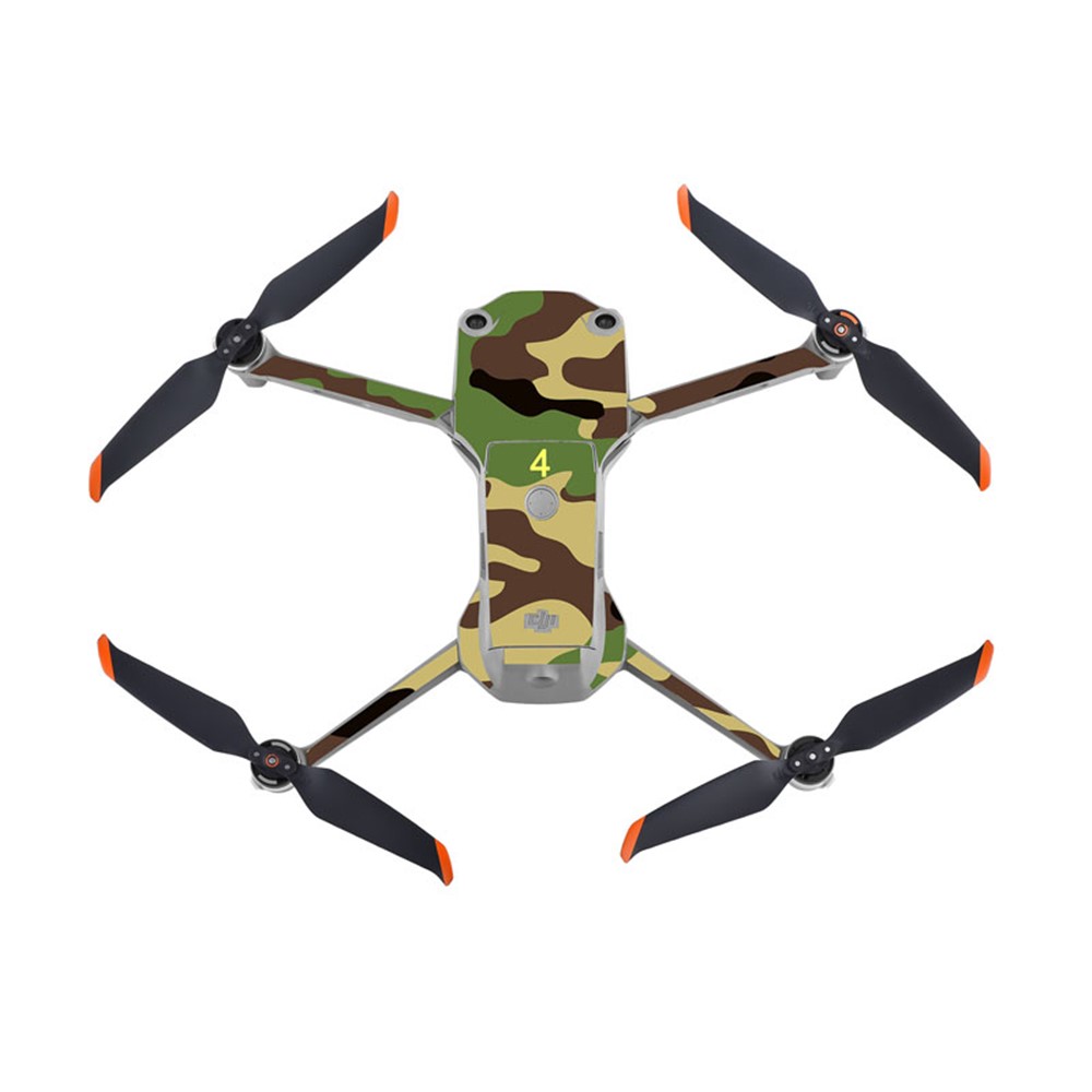 Etiquetas Engomadas Decorativas Del PVC Decorativas De La Calcomanía Decorativa De StarRRC Anti-Scratch Para DJI MAVIC AIR 2S - Camuflaje Verde-5