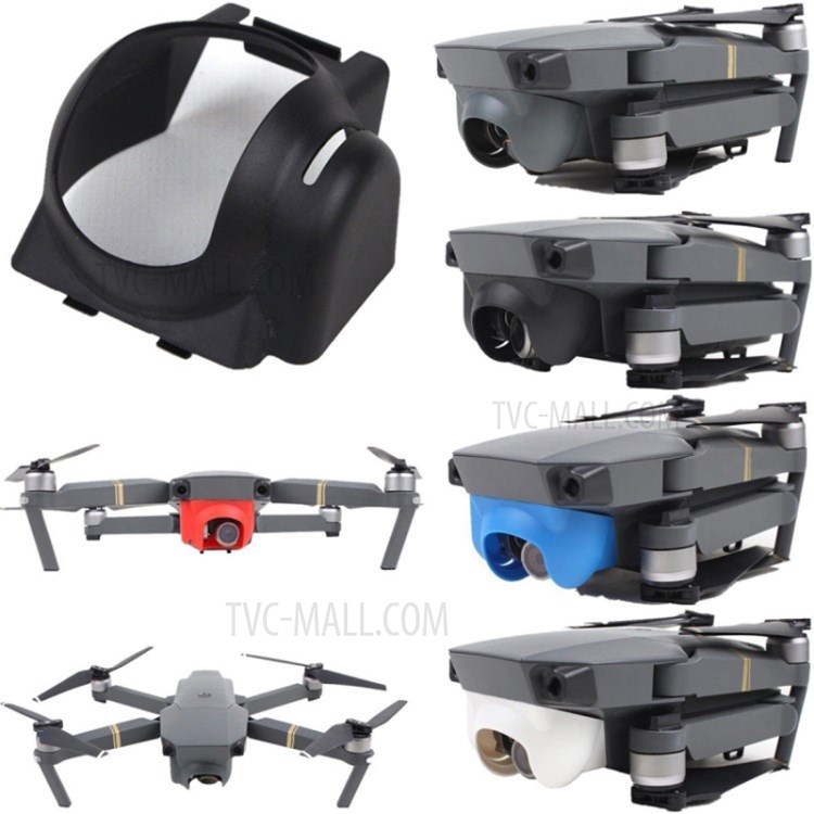SUNNYLIFE Anti-glare Sun Shade Hood Visor Lens Protective Cover for DJI Mavic Pro Drone Accessories - Red-7