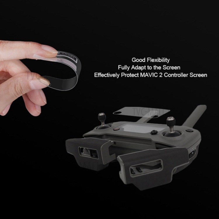 SUNNYLIFE 2Pcs HD Clear Dustproof Screen Protector TPU Protective Films for DJI Mavic 2 Pro/Zoom Remote Controller-3