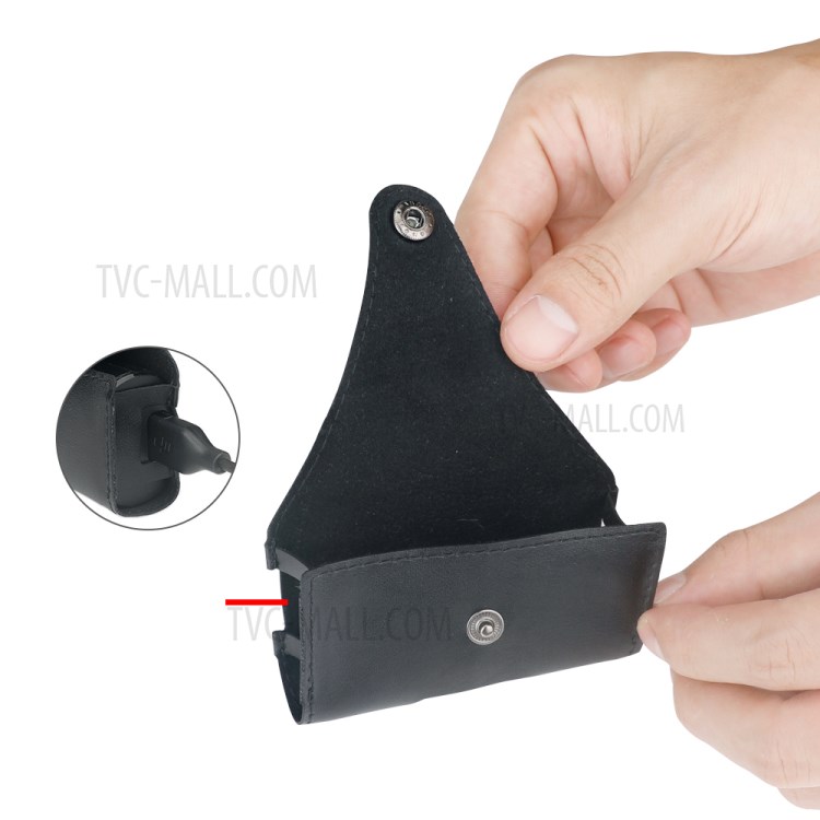 RCSTQ Back Clip Battery Storage Bag Case for DJI FPV V2 Flying Glasses Drone Power Supply Accessories-6
