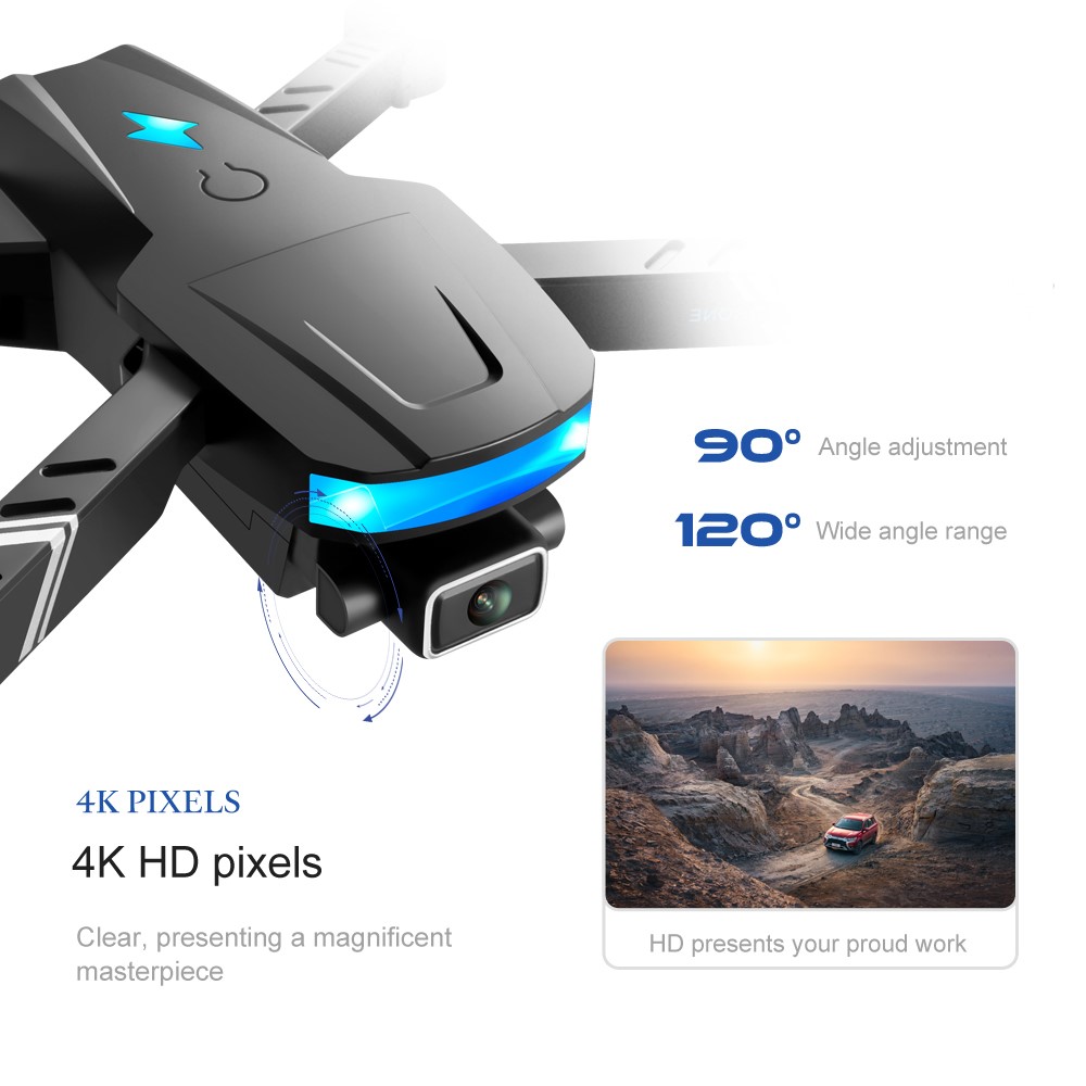 LSRC LS-878 4K HD Duale Kameras WIFI FPV RC DRONE Smart Hover-Höhenhalterung Faltbarer Quadcopter Hubschrauber-5