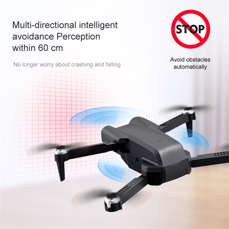 LSRC Z608 RC Quadcopter Professional 4K HD Photography Aerial Photography Evitação de Obstáculos WiFi FPV Infantil Brinquedo - Preto-4