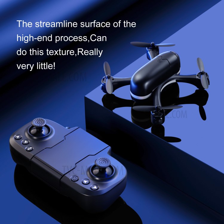 S88 4K HD Aerial Photos Mini Drone Quadcopter Optical Flow Positioning RC Plane with Dual Cameras Single Battery - Black-8