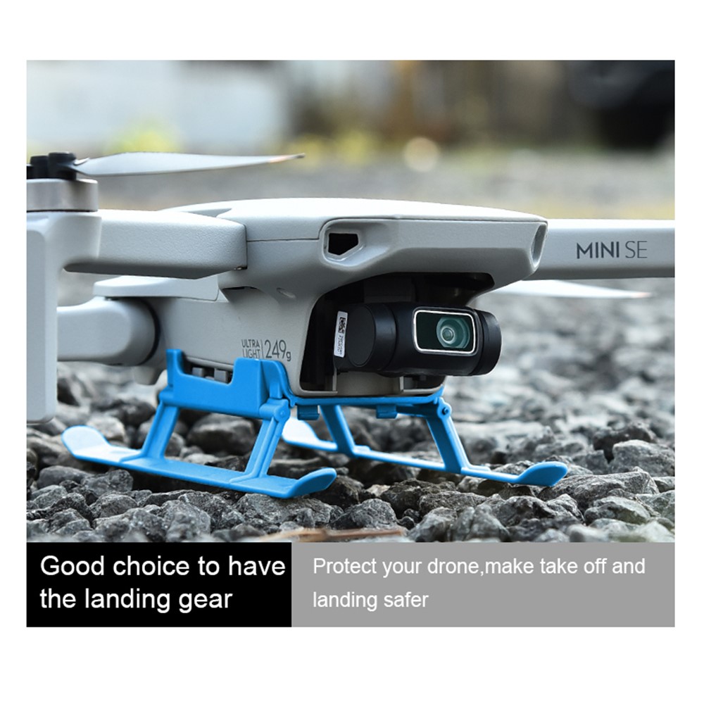 STARTRC 1109437 Foldable Drone Landing Gear ABS Anti-fall Landing Riser Stand for DJI Mini 2/Mini SE/Mavic Mini-5