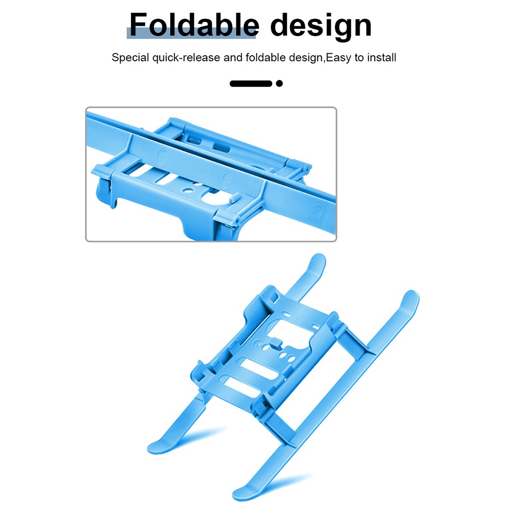 STARTRC 1109437 Foldable Drone Landing Gear ABS Anti-fall Landing Riser Stand for DJI Mini 2/Mini SE/Mavic Mini-9