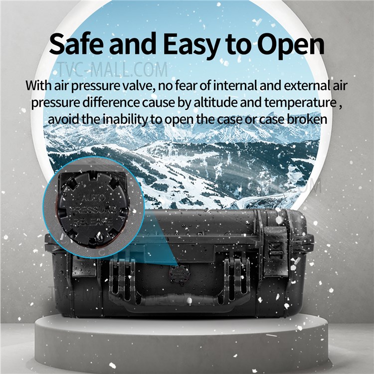 TELESIN DJ-BAG-013 Portable Waterproof Shockproof Dustproof Storage Box Tote Carrying Case for DJI FPV Drone Accessories-11