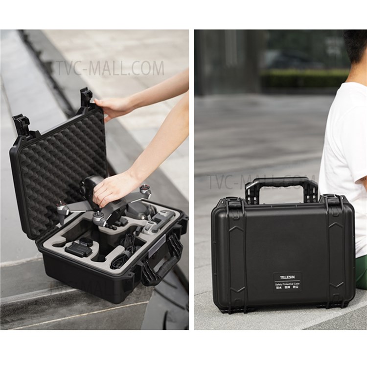 TELESIN DJ-BAG-013 Portable Waterproof Shockproof Dustproof Storage Box Tote Carrying Case for DJI FPV Drone Accessories-13