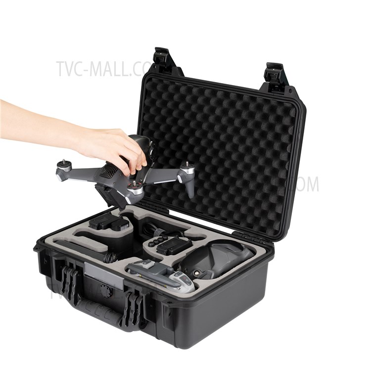 TELESIN DJ-BAG-013 Portable Waterproof Shockproof Dustproof Storage Box Tote Carrying Case for DJI FPV Drone Accessories-15