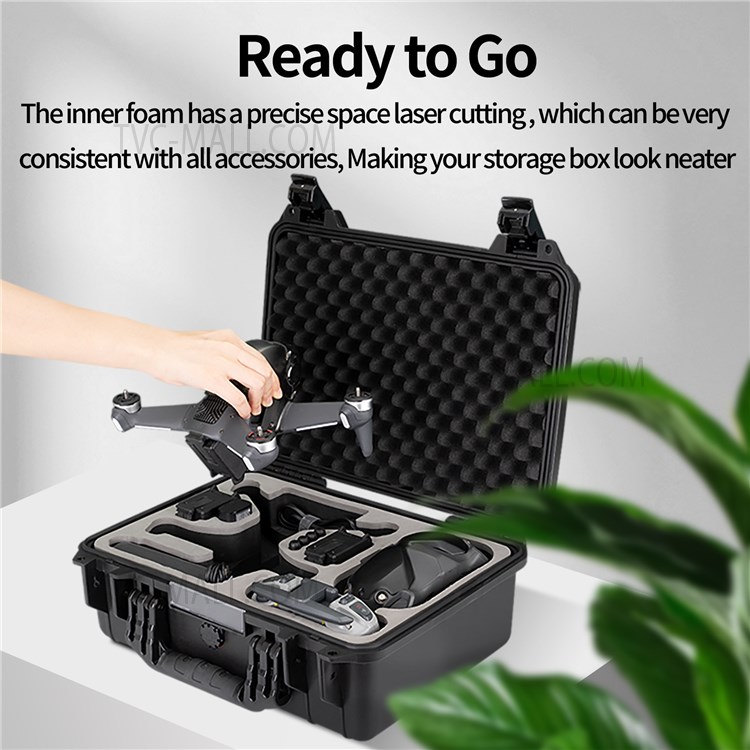 TELESIN DJ-BAG-013 Portable Waterproof Shockproof Dustproof Storage Box Tote Carrying Case for DJI FPV Drone Accessories-7