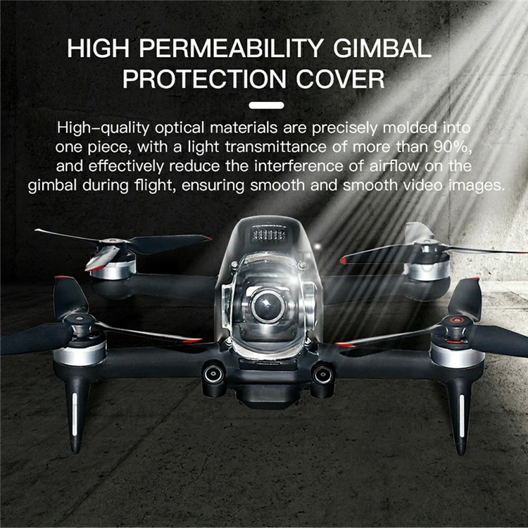 EWB8869 Non-removable Anti-collision PTZ Lens Protective Cover Lid for DJI FPV Combo Drone-8