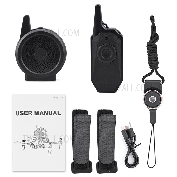 EWB8524 Wireless Speaker USB Charging Remote Control Loudspeaker Megaphone Drone Accessories-14